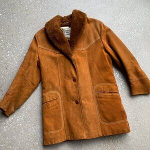 Vintage 1970s Suede Pioneer Wear Jacket